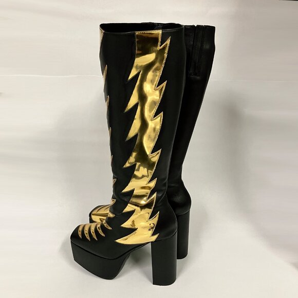 *BARELY WORN* S/S 2022 Jeffrey Campbell KISS-THIS Platform Boots, 8.5. HAWT! - Picture 3 of 11